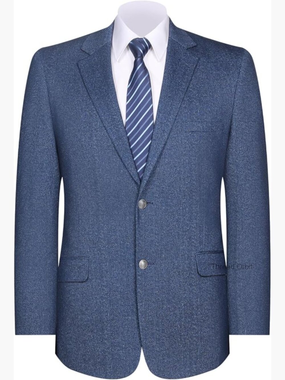 Men's Casual Knit Blazer Sport Coat Classic Fit Two Button Stretch Suit Jacket